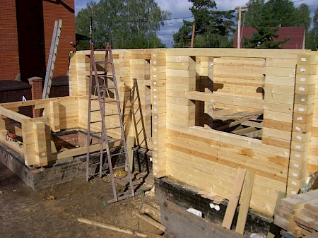 Строительство дома из профилированного бруса в Люберцах