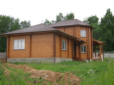 Строительство дома из профилированного бруса в Клинском районе