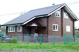 Строительство дома из профилированного бруса в Кашинском районе Тверской области