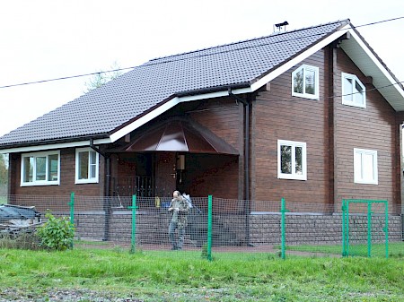 Строительство дома из профилированного бруса в Кашинском районе Тверской области
