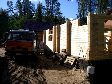 Строительство дома из профилированного бруса в Люберцах