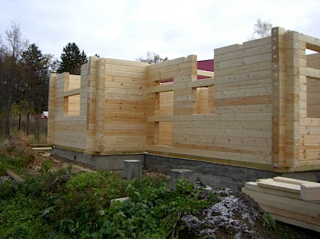 Строительство дома из профилированного бруса в Калужской области