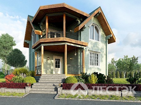 Построить двухэтажный дом из профилированного бруса